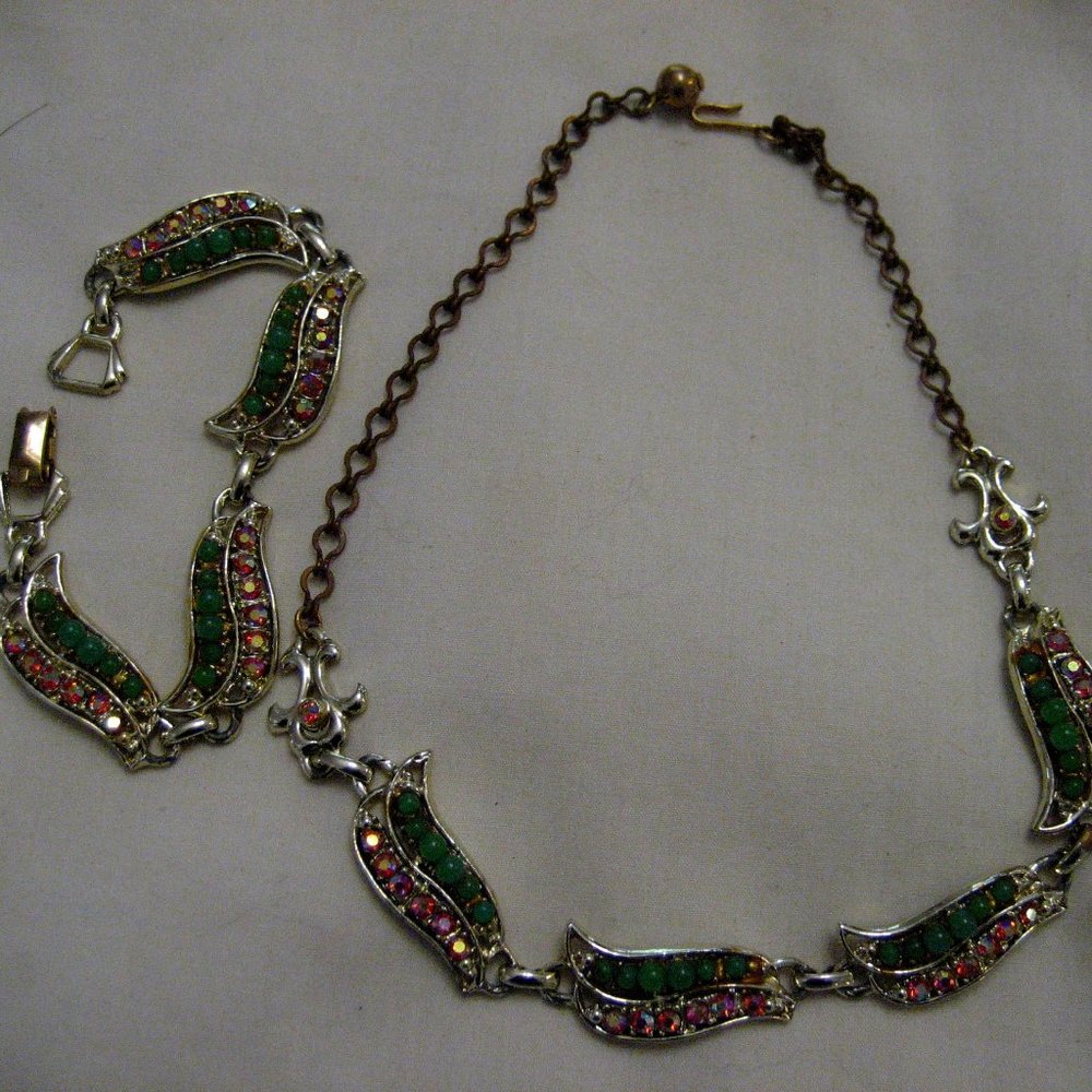 BEAD & RHINESTONE 2 PC SET
